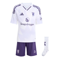 T-shirt et short Manchester United pour Enfant Away 25/26 - avec des chaussettes