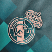 Maillot Rétro Manches Longues Real Madrid 2017/18 - Avec Patch