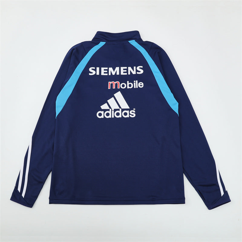 Maillot d'entraînement rétro à manches longues Real Madrid 03/04