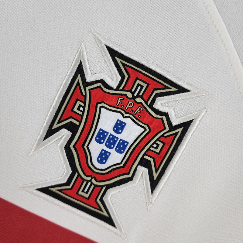 Maillot Portugal Extérieur 2022-2023 incl. Ensemble de patchs de qualification pour l'Euro 2024