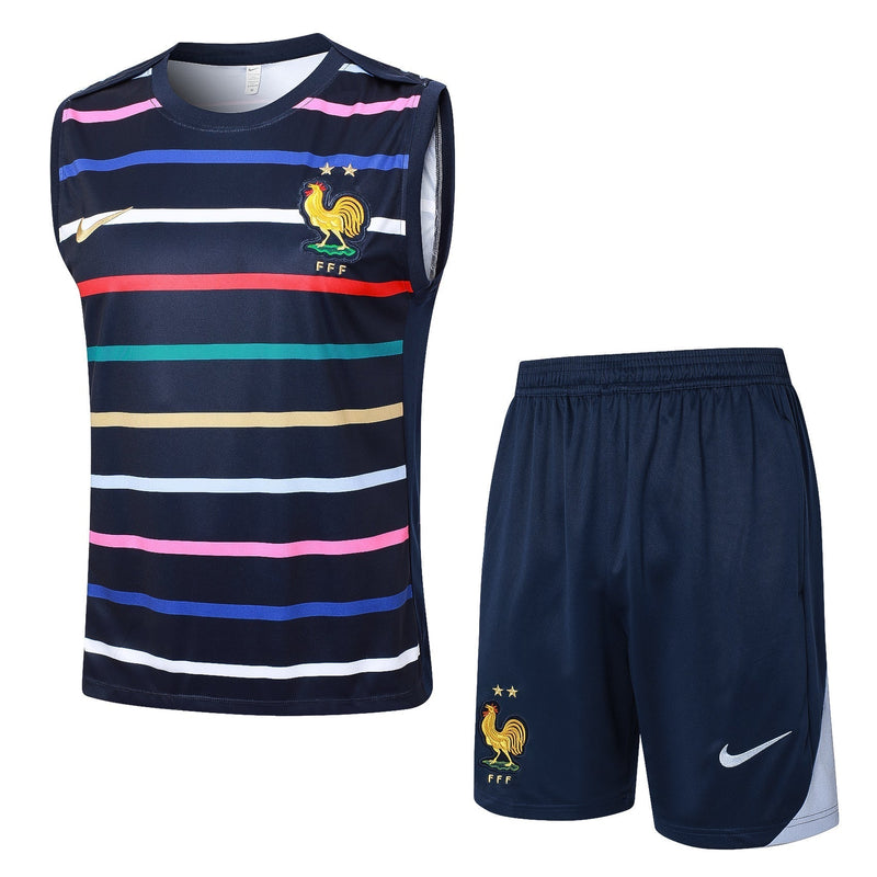 Maillot et short d'entraînement France 24/25