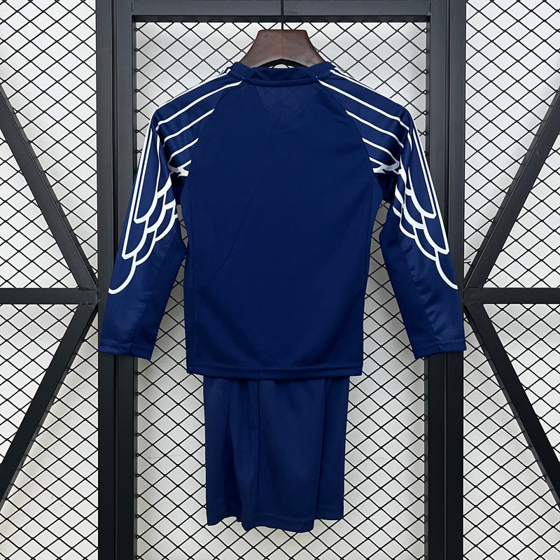 Maillot à manches longues et short PSG Jordan Fourth 24/25 pour enfant - avec des chaussettes