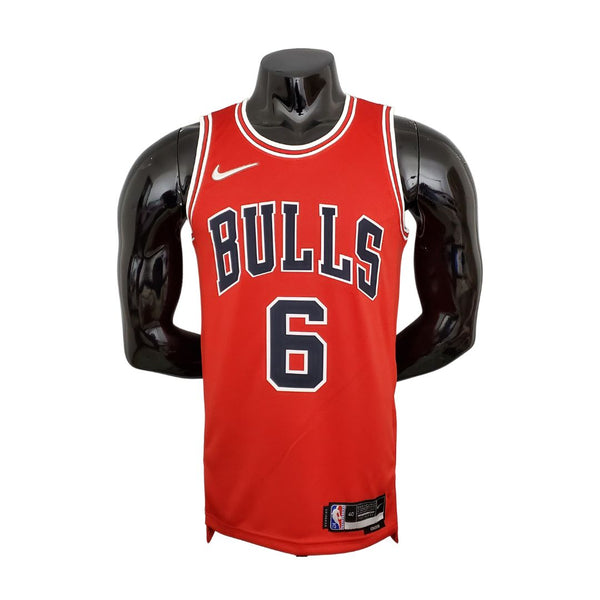 Maillot NBA rouge CARUSO#6 Chicago Bulls 75e anniversaire