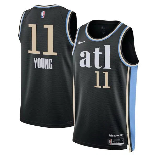 Maillot Atlanta Hawks Trae Young Noir 2023/24 - City Edition