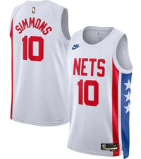 Maillot blanc Ben Simmons des Brooklyn Nets - Édition classique