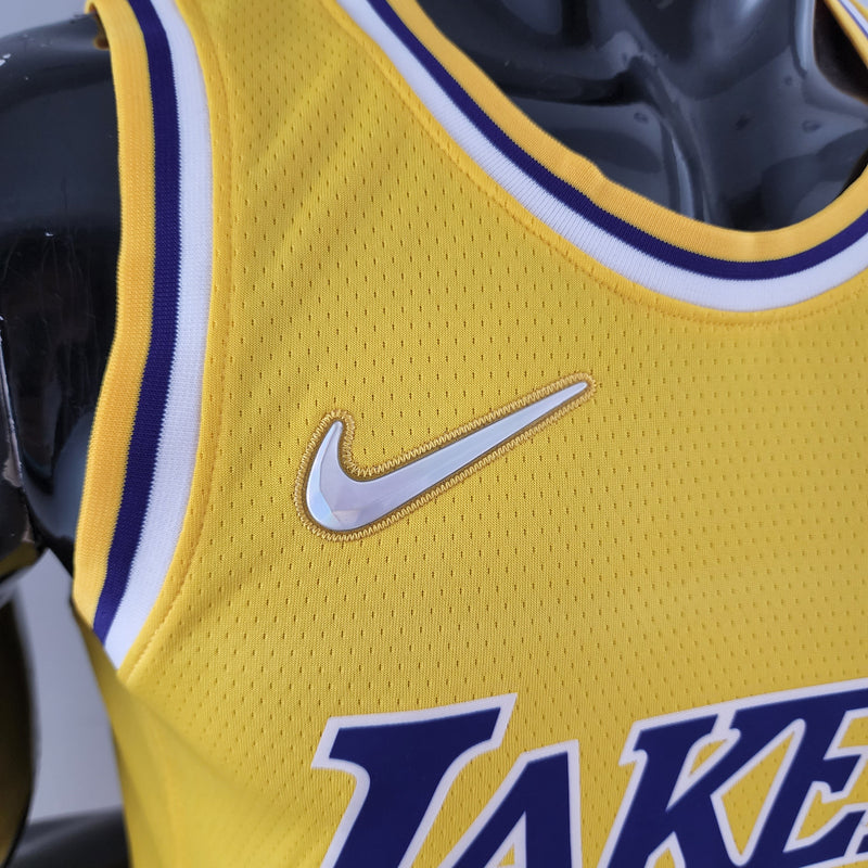 Maillot NBA jaune des Los Angeles Lakers